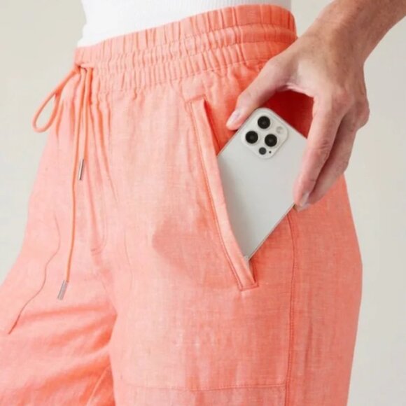 Retreat Linen High Rise Wide Leg Pant 14 Petite - Picture 7 of 7